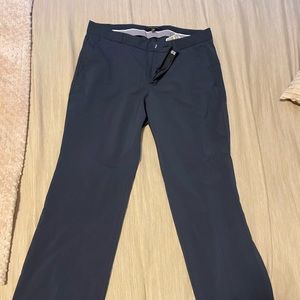 Navy Banana Republic Logan fit dress pants.